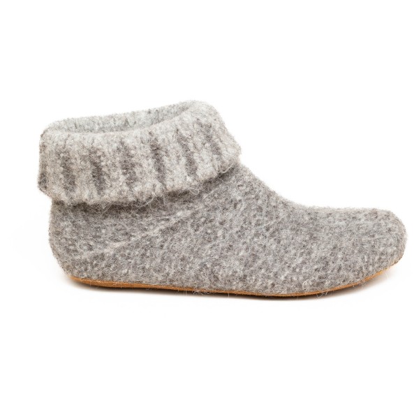 Gottstein - Knit Boot Alpaka - Hausschuhe Gr 39 grau von Gottstein