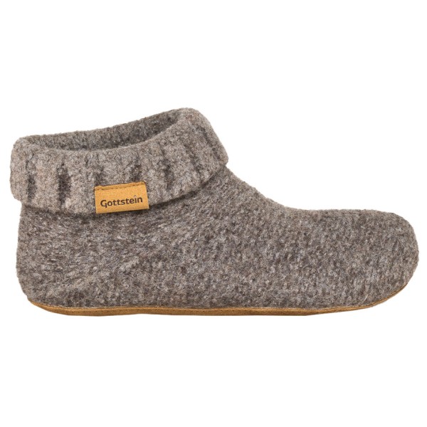 Gottstein - Knit Boot LE - Hüttenschuhe Gr 40 braun/grau von Gottstein
