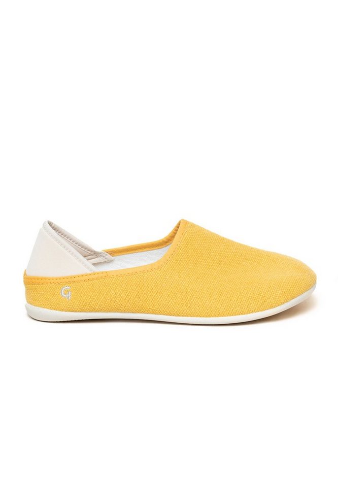 Gottstein Linen Slip-On Hausschuh (1-tlg) Hausschuh - Gefühl wie Barfuß laufen, Aus recyceltem Leinenstoff von Gottstein