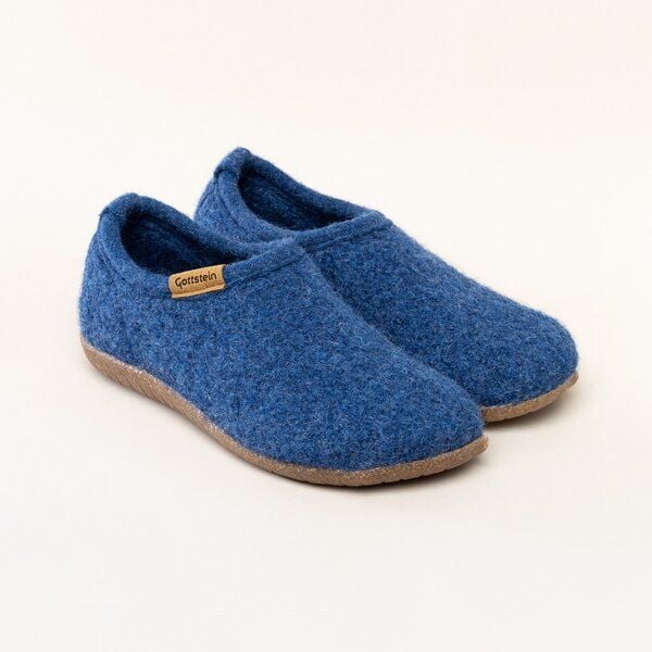 Gottstein Filz-Hausschuh Alpine Midcut - Damen & Herren Pantoffel aus 100% Schurwolle mit Komfort-Einlagesohle von Gottstein