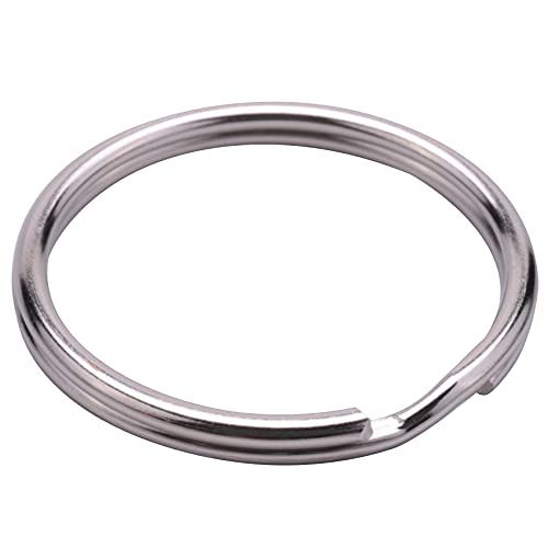 Goufride 50X Split Keyring SchlüSselbund SchlüSselring Loop Holder VerschlüSse Keyfob Connector 25Mm von Goufride