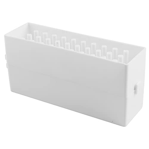 Goufride Nagel Bohrer Halter Staubdicht Stand Displayer Organizer Container 30 Loecher Manikuere Werkzeuge Acryl abdeckung Fall Manikuere Werkzeuge von Goufride