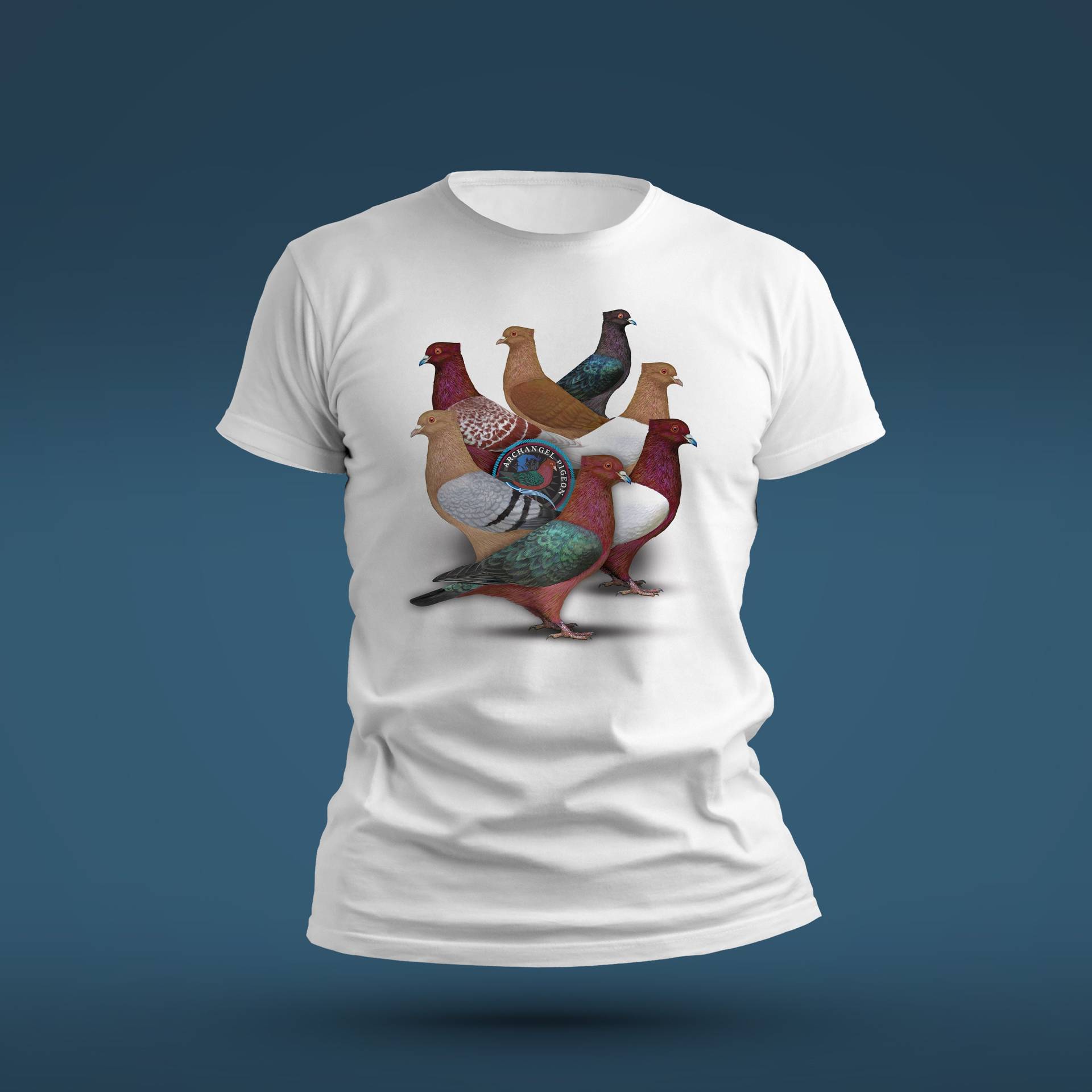 Gimpel Taube Erzengel T-Shirt Gimpeltauben Design Gimpel Taube Erzengel T-Shirt Gimpeltauben Design von GouldianFinch