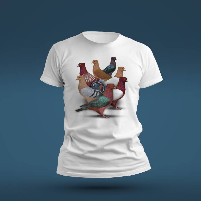 Gimpel Taube Erzengel T-Shirt Gimpeltauben Design Gimpel Taube Erzengel T-Shirt Gimpeltauben Design von GouldianFinch