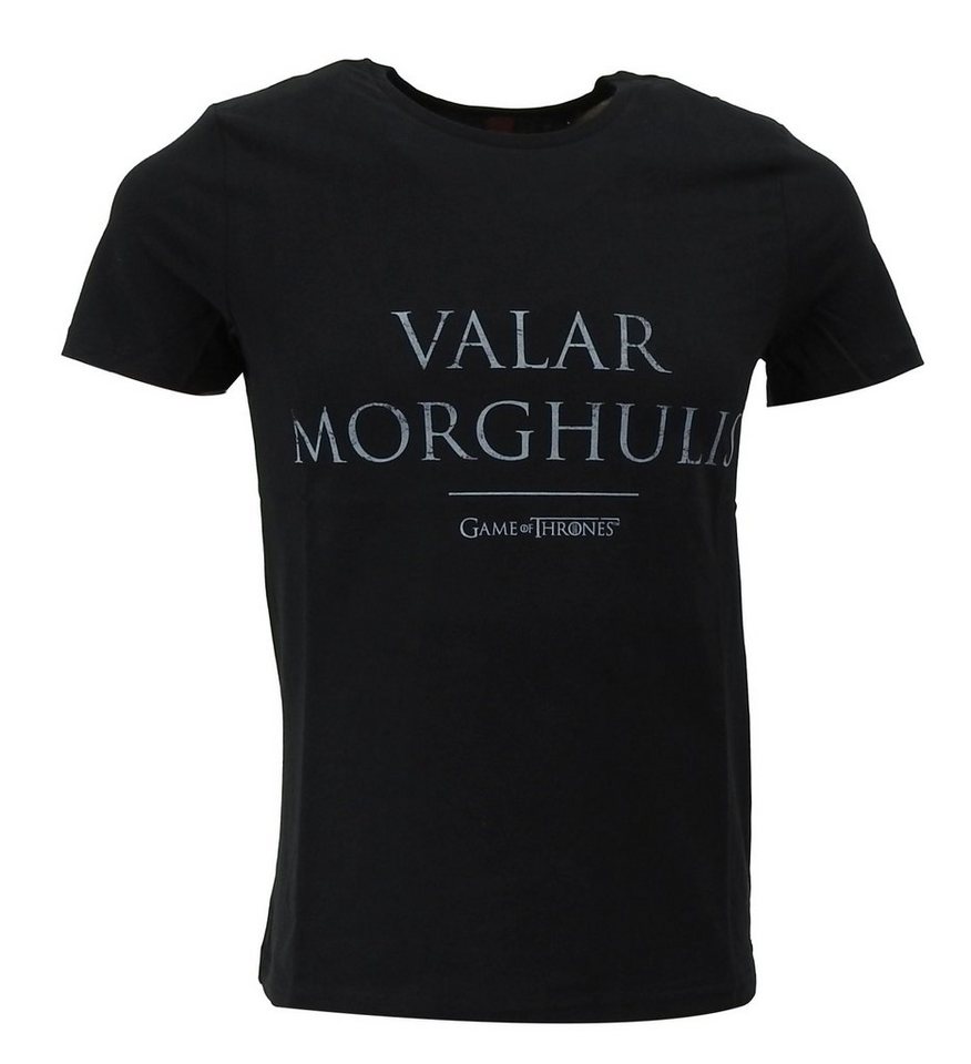 Gozoo T-Shirt Game of Thrones Herren T-SHIRT Valar Morghulis Freizeit TShirt Shirt Men schwarz von Gozoo