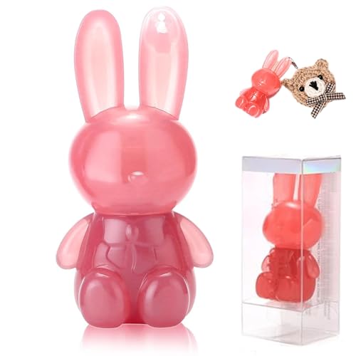 Bunny Lipgloss, Rabbit Moisturising Lipstick Lip Gloss Plump Lip Glaze Moisturising Lip Gloss Beautiful Lips (03, 2.5 ml (1er Pack)) von Gqiwub