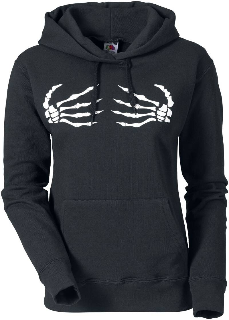 Grabbing Death Kapuzenpullover - S bis XXL - für Damen - Größe S - schwarz von Grabbing Death