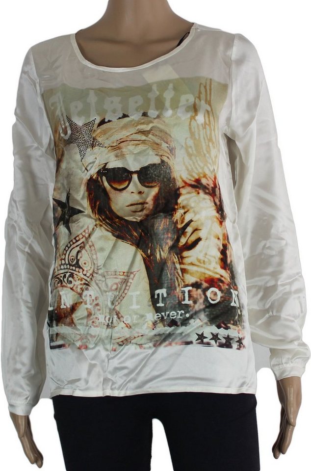 Grace Fashion Print-Shirt Jetsetter Seide,Lockerer Schnitt,Oversize,Front-Print Grace Fashion Print-Shirt Jetsetter Seide,Lockerer Schnitt,Oversize,Front-Print von Grace Fashion