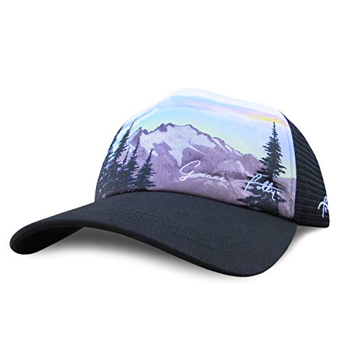 Grace Folly Trucker-Mütze aus Schaumstoff mit Snapback-Mesh-Baseballkappe für Männer oder Frauen Gr. Einheitsgröße, Berg-Print Grace Folly Trucker-Mütze aus Schaumstoff mit Snapback-Mesh-Baseballkappe für Männer oder Frauen Gr. Einheitsgröße, Berg-Print von Grace Folly