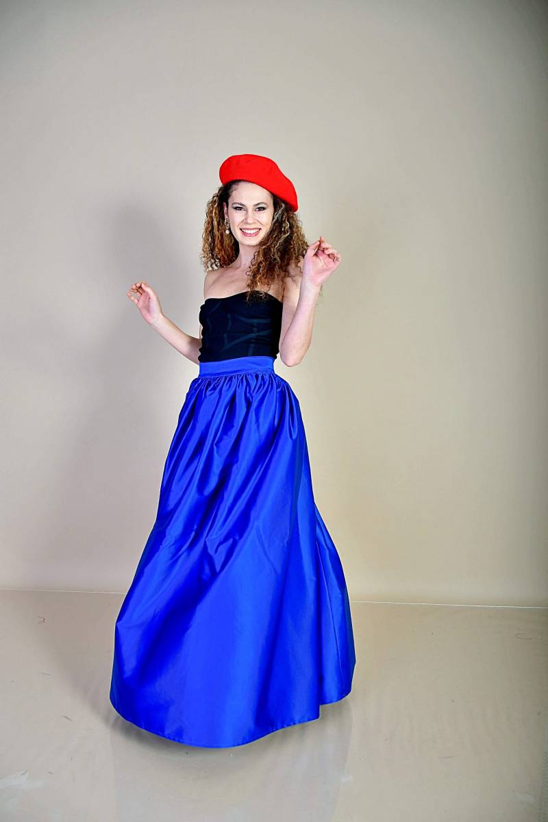 Luxus Satinrock/Hochzeit Satinrock Alle Farben Schwerer Royal Blauer Luxus Satinrock/Hochzeit Satinrock Alle Farben Schwerer Royal Blauer von GraceOfEurope