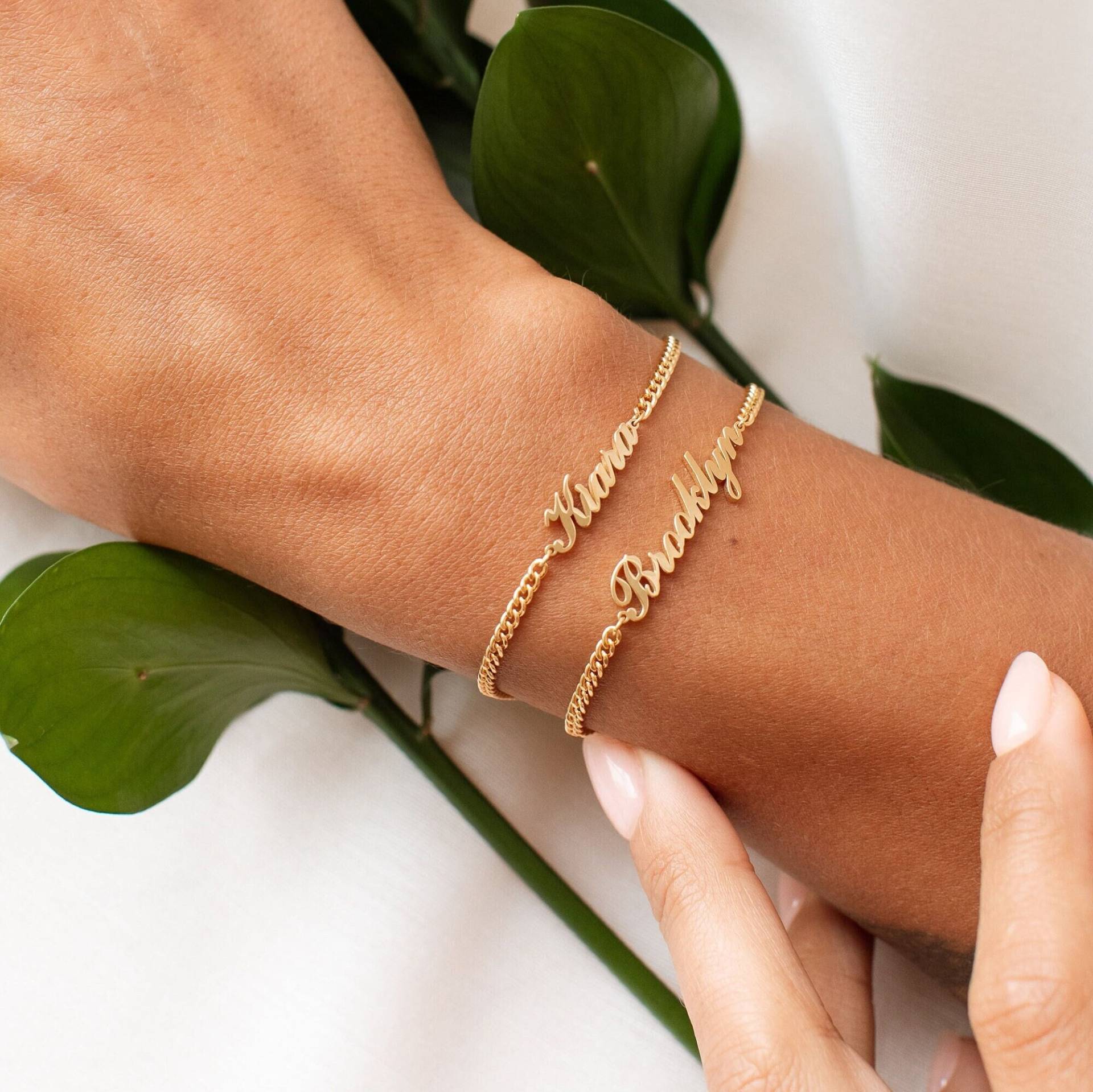 "Personalisiertes Armband Mit Minimalem Namen "Panzerkette" Von Gracepersonalized - Benutzerdefiniertes Minimales Namensarmband Nariko Bracelet" "Personalisiertes Armband Mit Minimalem Namen "Panzerkette" Von Gracepersonalized - Benutzerdefiniertes Minimales Namensarmband Nariko Bracelet" von GracePersonalized