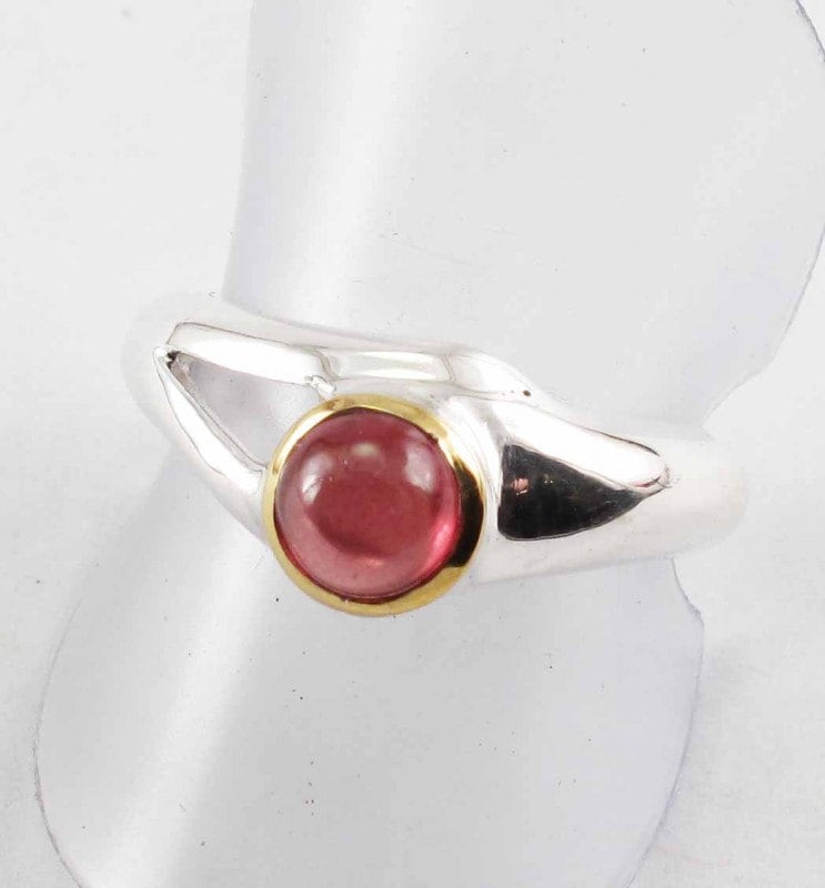 Rosa Turmalinring in Sterling Silber, Rubellit Ring, Hohe Qualität-Silber-Edelstein-Ring Gesetzt Rosa Turmalinring in Sterling Silber, Rubellit Ring, Hohe Qualität-Silber-Edelstein-Ring Gesetzt von Graceanchor