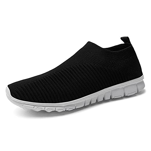 Graceyo Unisex Freizeitschuhe Sportschuhe Slip-on, Damen Herren Beiläufige Mesh Atmungsaktiv Sneakers Turnschuhe Laufschuhe Leicht Comfort Fitnessschuhe Outdoorschuhe Sommer Sport Flache Schuhe von Graceyo