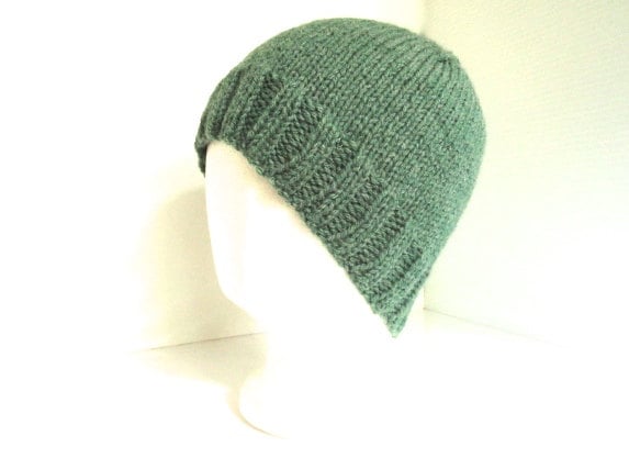 Herren Damen Gestrickte Totenkopf Mütze Slouch Skimütze Wintermütze Beanie Uhr Tammy Tos Bonnet Grün Heidekraut von GraciLuS