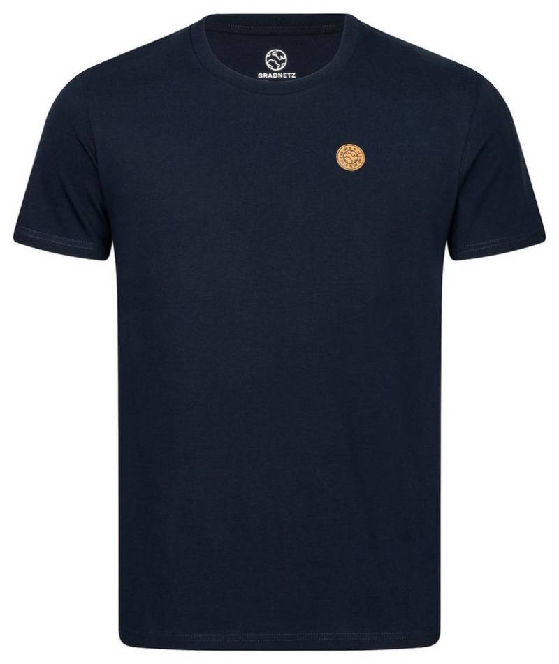 Gradnetz T-Shirt basic leather unisex 100% Biobaumwolle nachhaltig & fair von Gradnetz