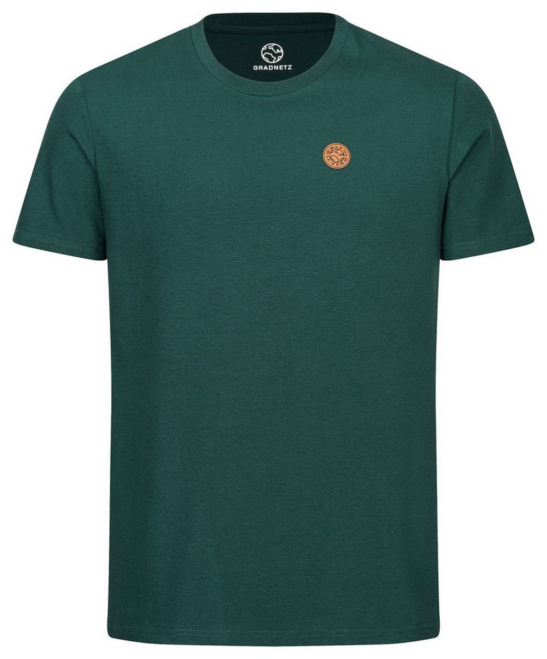 Gradnetz T-Shirt basic leather unisex 100% Biobaumwolle nachhaltig & fair von Gradnetz