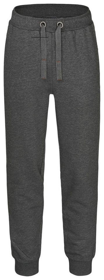 Gradnetz Trainingshose Herren Jogginghose Bio Baumwolle (1-tlg) formstabiler kuscheliger bequemer Tragekomfort, Bündchen, Biobaumwolle von Gradnetz