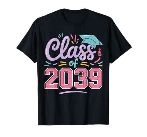 Class of 2039 Graduation Future Graduate School Pride Kids T-Shirt Class of 2039 Graduation Future Graduate School Pride Kids T-Shirt von Graduate Class of 2039 Colorful School Pride