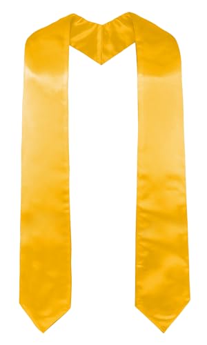 GraduatePro Abschluss Stola Kirche Priester Chor Stahl Erwachsene Unisex Universität 152cm Gold von GraduatePro