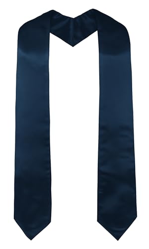 GraduatePro Abschluss Stola Kirche Priester Chor Stahl Erwachsene Unisex Universität 152cm Marineblau von GraduatePro