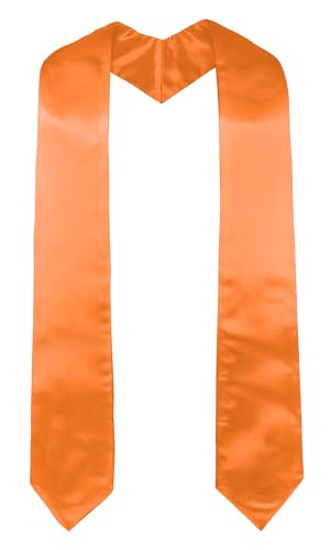 GraduatePro Abschluss Stola Kirche Priester Chor Stahl Erwachsene Unisex Universität 152cm Orange von GraduatePro