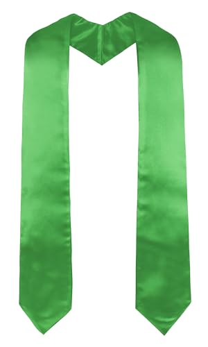 GraduatePro Abschluss Stola Kirche Priester Chor Stahl Erwachsene Unisex Universität 183cm Kelly Green von GraduatePro