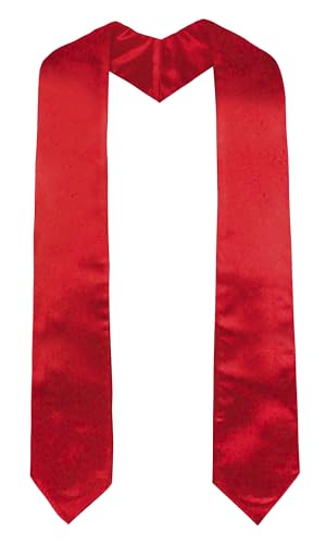 GraduatePro Abschluss Stola Kirche Priester Chor Stahl Erwachsene Unisex Universität 183cm Rot von GraduatePro