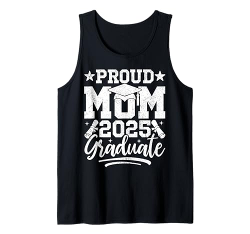 Herren Stolze Mutter 2025 Abschlussklasse von 2025 Lustiger Absolvent Tank Top Herren Stolze Mutter 2025 Abschlussklasse von 2025 Lustiger Absolvent Tank Top von Graduation Party Merchandise Co.