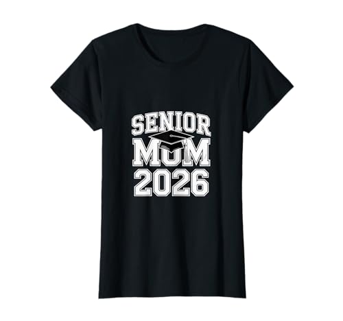 Abschluss des Jahrgangs 2026 für ältere Frauen und Mütter T-Shirt Abschluss des Jahrgangs 2026 für ältere Frauen und Mütter T-Shirt von Graduation Senior 2026 Mom Graduate Tees