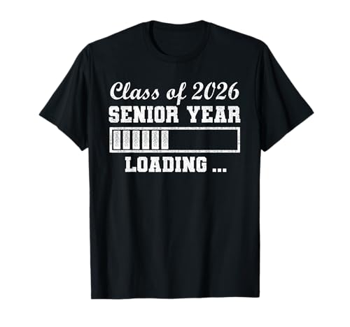 Klasse 2026 Senior Year Loading Senior 2026 Mädchen Jungen T-Shirt Klasse 2026 Senior Year Loading Senior 2026 Mädchen Jungen T-Shirt von Graduation Senior Year Loading Senior 2026