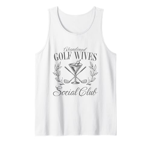 Abandoned Golf Wives Social Club für Frauen Golfer Geschenk Tank Top von Graduation T-Shirt Co.