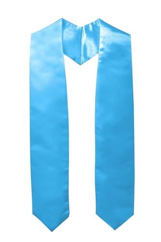 GraduationMall Abschluss Stola für akademische Kirche Priester Chor Stola Stahl 152cm Unisex Erwachsene Himmelblau von GraduationMall