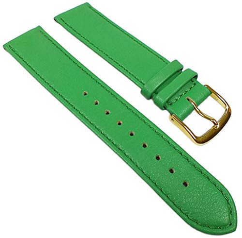 Graf Manufaktur Miami Uhrenarmband Kalbnappa Band Grün 22565G, Stegbreite:20mm von Minott