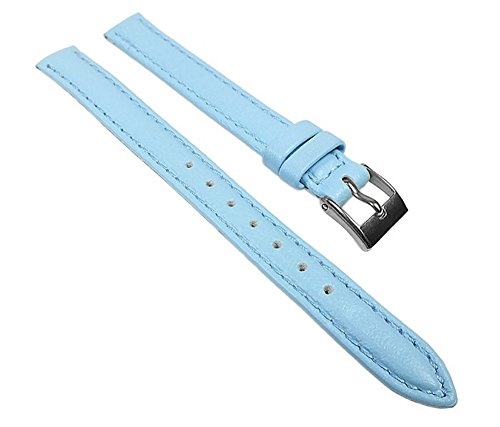 Graf Manufaktur Miami Uhrenarmband Kalbnappa Band Hellblau 22558S, Stegbreite:11mm von Minott