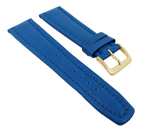 Graf Manufaktur Montana Uhrenarmband Walknappa Band XL Länge Blau 26360G, Stegbreite:20mm von Minott