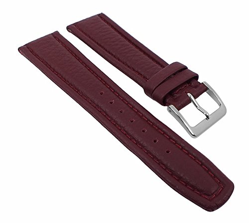 Graf Manufaktur Montana Uhrenarmband Walknappa Band Weinrot 26363S, Stegbreite:19mm von Minott