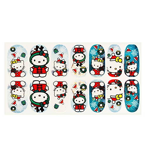 Nailart - One Stroke Sticker, Nail Tattoos, Wraps - Winter/Weihnachten/Christmas - 702-YB-Q159 w9/or von Graffdesign