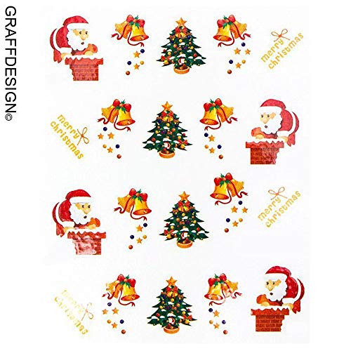 One Stroke Sticker, Nail Tattoos - Weihnachten/Winter/Christmas - 702-126 w7/6 von Graffdesign