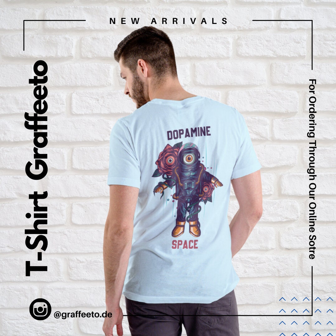 Dopaminraum - Graffeeto T-Shirt Unisex Softstyle Dopaminraum - Graffeeto T-Shirt Unisex Softstyle von GraffeetoTienda