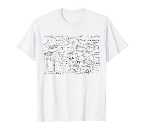 Mathematik Schule lustiges Mathe T-shirt Damen Herren weiß T-Shirt von Graffiti, Tattoo, Street Art, Kunst, Straße Design