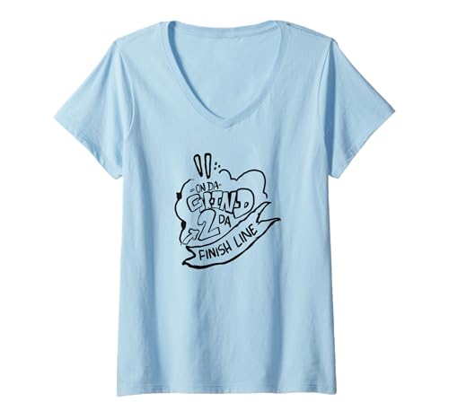 Damen EIN Tag lang, 2 Tage lang T-Shirt mit V-Ausschnitt Damen EIN Tag lang, 2 Tage lang T-Shirt mit V-Ausschnitt von Graffiti