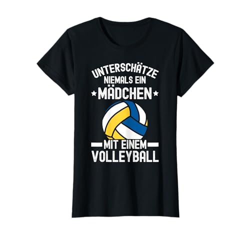 Volleyball Spieler Ein Mädchen Mit Einem Volleyball Sport T-Shirt Volleyball Spieler Ein Mädchen Mit Einem Volleyball Sport T-Shirt von Grafik Volleyballspieler Design