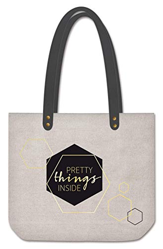 Grafik Werkstatt Shopper Leinen Damen Tasche Pretty things inside, Mehrfarbig von Grafik-Werkstatt