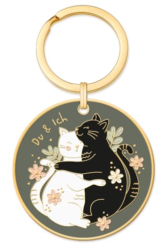 Grafik Werkstatt Schlüsselanhänger | Du & Ich von Grafik-Werkstatt