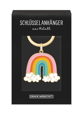 Grafik Werkstatt Schlüsselanhänger | Regenbogen von Grafik-Werkstatt