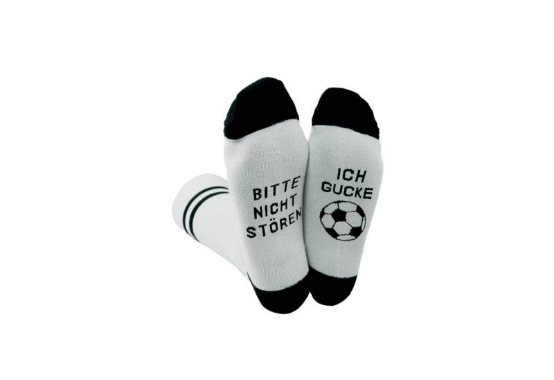 Grafik Werkstatt Socken Coole Socke Ich Gucke Fußball, bitte nicht stören - Grösse 41-45 Geschenk von Grafik Werkstatt