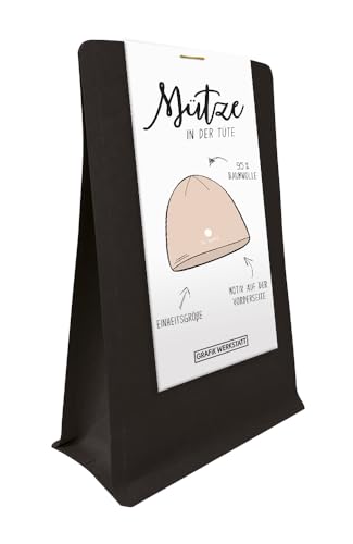 Grafik Werkstatt Unisex Mütze | Be Happy, blau, Standard von Grafik-Werkstatt