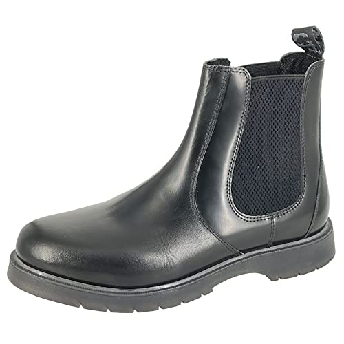 Grafters Unisex-Chelsea-Stiefel mit schwarzem Zwickel, Größe UK 9 von Grafters