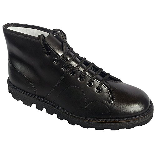 Grafters Men's Original Monkey Boot Mod Retro 9 UK Black von Grafters