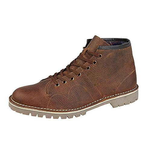 Grafters Monkey - Lederstiefeletten - Wachsbraun - 44 von Grafters